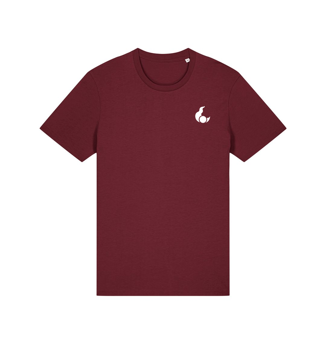 Burgundy Printed T-shirt